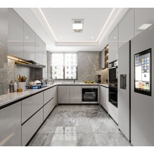 Cabinet Door With Customized Style Modular Particle Board Kitchen Cabinet