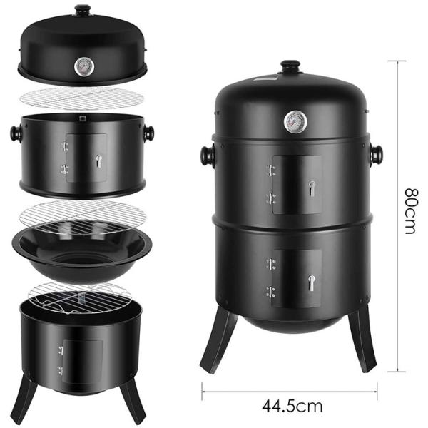 Customizable High Quality Backyard Charcoal Fueled Weathering Steel Outdoor Grill