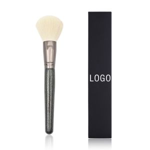 ISO9001 Kabuki Vegan Synthetic Makeup Tools 14.5*1.7cm