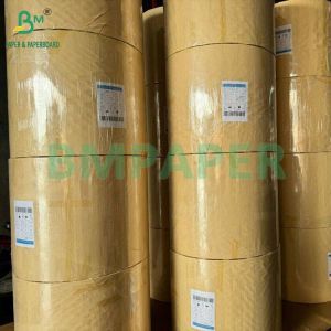 China 40gsm Brown Food Grade Greaseproof Paper Hamburger Wrappers Rolls Kit 7 on sale