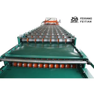Full Automatic Double Layer Roll Forming Machine Easy Operate For Roof Panels