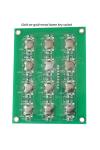 16 Keys Dot Matrix Dynamic Backlit Metal Keypad Access Control Kiosk 4 X 4