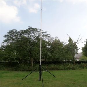 15M 60FT Telescoping 6063 Alu Alloy Push Up Antenna Mast