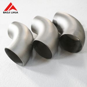 Titanium Exhaust Elbow 120 90 45 Degree ASTM B363 Pure Titanium Elbow for Car