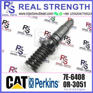 China High quality Fuel injector common rail parts injector 7E-6408 for CAT 3512A 3508 3512 3516 on sale