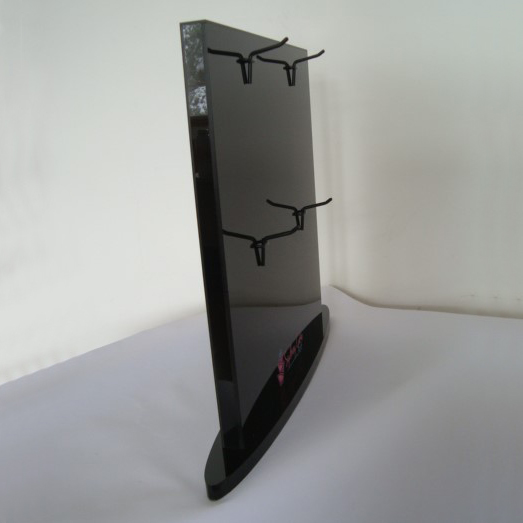 Black Count Panel 45x47cm One Side Branded Display Stands Acrylic