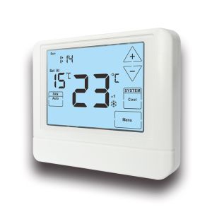 24V LCD Touch Screen Weekly Programmable Digital Heating Thermostat