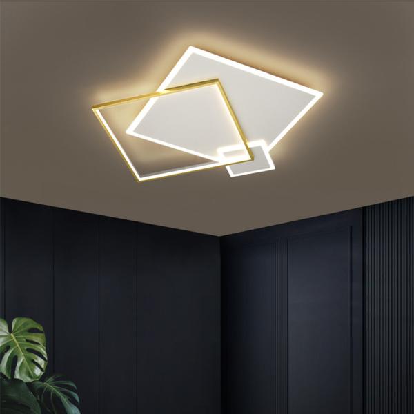 Ceiling Chandelier for Aisle Modern Lamp in Corridor Simple Square Led Light（WH