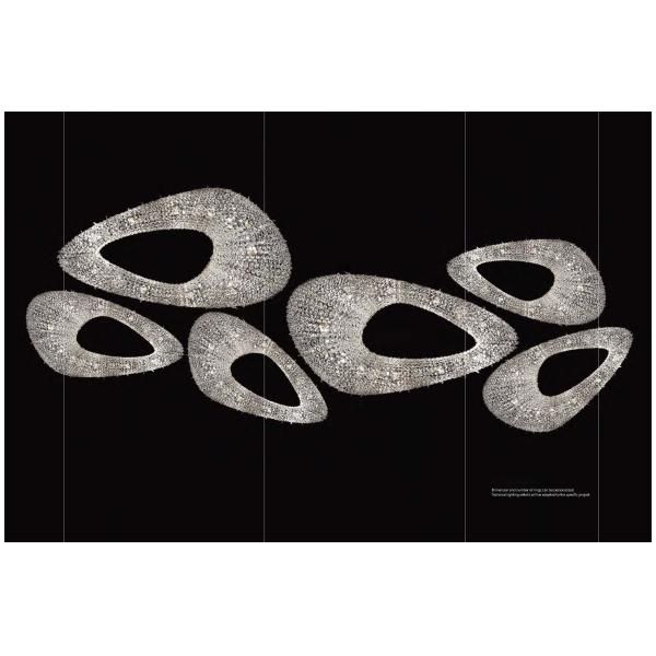 Quality LED Bulb Custom Creative Crystal Lobby Chandelier With Switch Control wholesale