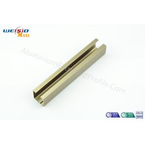 Industrial 6063 T5 Bronze Anodized Aluminium Profile , Aluminium Window Frame