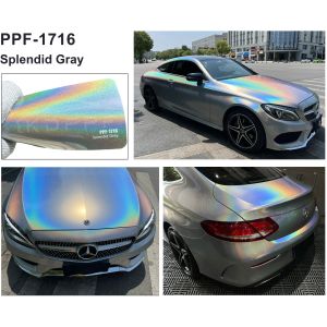 Cheap Splendid Gray Anti Dirty Color Paint Protection Film Self Adhesive Grey PPF Color Wrap for sale