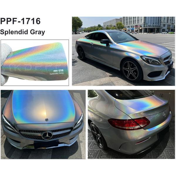 Splendid Gray Anti Dirty Color Paint Protection Film Self Adhesive Grey PPF