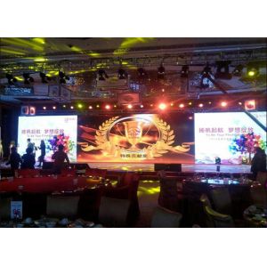 Indoor P4.81 Full Color Rental LED Display With Die-casting Aluminum Cabinet