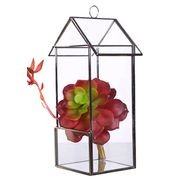 2016 new hanging clear glass prism air plant terrarium tabletop succulent plants