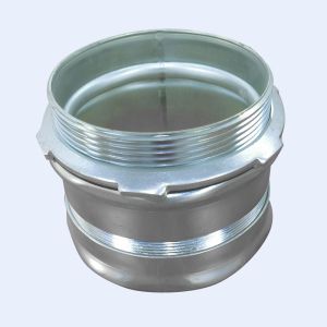 3 Inch Steel Electro Galvanized Compression EMT Coupling Insulated PVC