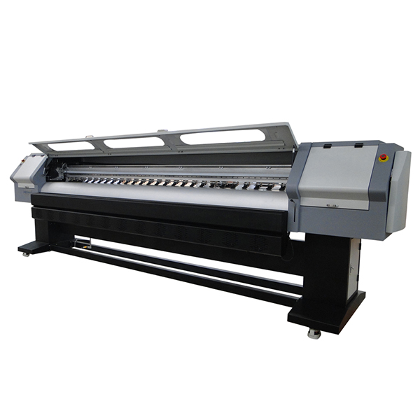 Roll To Roll Solvent Large Format Printer , 8 Heads Flex Banner Printing Machine