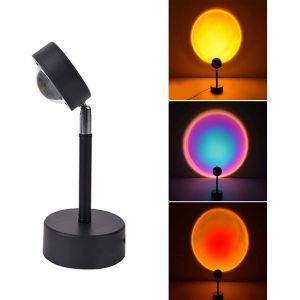 Sunset Lamp Projector for Room,LED Sunset Projection Night Light with Remote