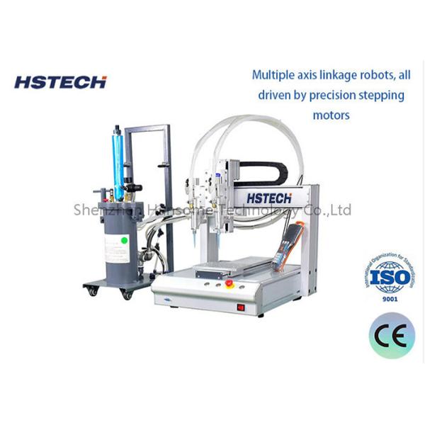 High-Efficiency LED Bulb Glue Dispensing Machine PLC Control for Industrial Applications