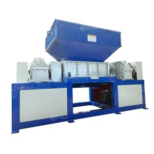 China Customizable Shredding Machine Double Shaft Shredder for Rubber Tire and Metal Scrap on sale