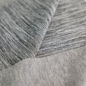 Cationic Plain Single Jersey Fabric Cotton Polyester Combed Stretch