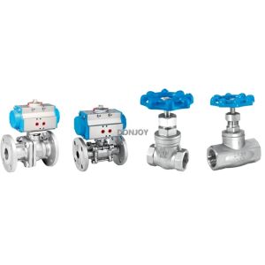 2 Peice female industrial Ball valve With ISO mound and handle , BSP Thread