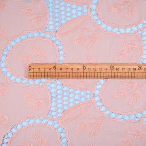 High Guipure Lace Fabric 3d Embroidered Applique Flower Multicolour Embroidery