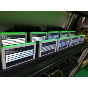 Glass Wall Mounting LED Android Touch Screen Tablet With POE