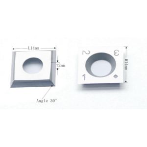 10pcs Wood Turning Chisels Tungsten Carbide Cutters Inserts 14x14x2mm Square