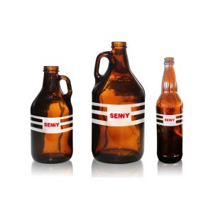 1-6 colors Glass / Metal CNC Bottle Screen Printer Serigraphic Works Up to 45pcs