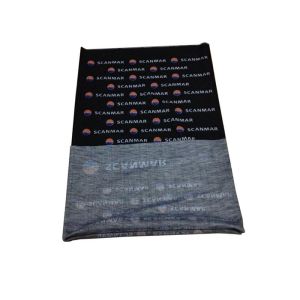 Multifunctional Seamless Wear Scarf , White Multipurpose Bandana Low Fiber