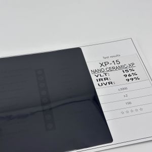Nano Ceramic Car Window Solar Film with 15% VLT 96% IRR and 99% UVR for Ultimate
