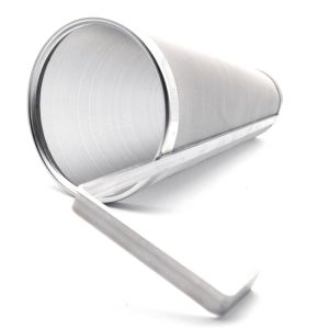 Single Hook 35cm Stainless Steel Hop Filter Mesh Tea Infuser With Handle