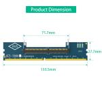 Laptop DDR5 RAM to SO DDR5 U-DIMM Desktop Adapter Card, Memory Tester SO DDR5 to