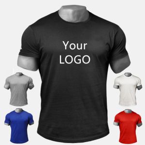 Men Tshirt Custom Printed Sublimation Gym Sport Oversized Tee Blank T Shirt