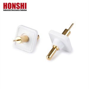 PCB Compatible Custom 1Pin Through Hole Spring Loaded POGO Pin Connector