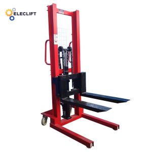 Customized Color Manual Pallet Stacker 1000kg With Polyurethane Wheels