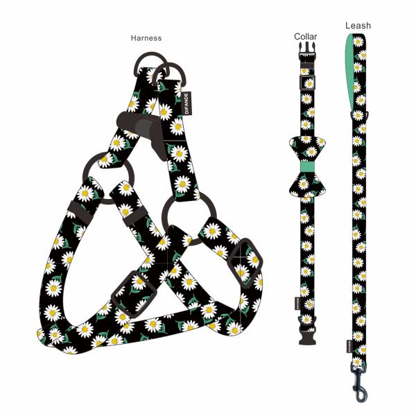 Velvet Walking Cat Harness Vest