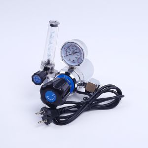 Cheap Argon Regulator With Flowmeter for TIG Welder MIG Welding CO2 Pressure Gauge CGA580 for sale