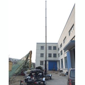 9m lockable pneumatic mast 15kg payloads