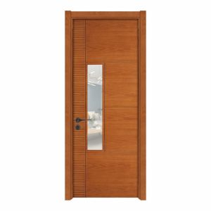 European Style Fireproof Wood Doors 2 Hours Swing Composite HDF