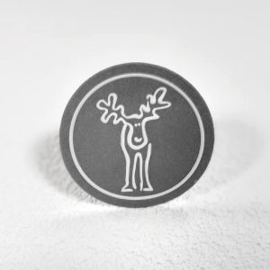 China Silicone Screen-Printed Patches - Animal Logo Badges for Apparel Bags | Wholesale & Custom on sale