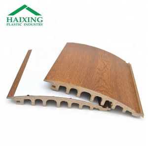 180mm*26mm PVC/WPC Exterior Cenvironmental Engineered Decking with Customized