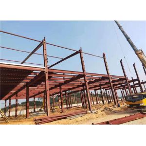 H Section Q235B Steel Structure Building With Aluminum Sliding Window