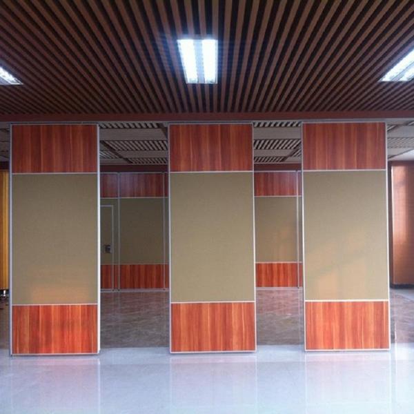Quality Modern Folding Dance Studio Soundproof Partition Wall With Pass Door wholesale