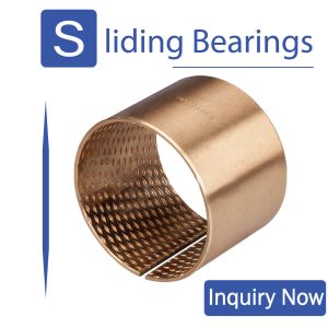 CuSn8 Wrapped Bronze Bearings , Bronze Plain Bearings CuSn6.5P0.1