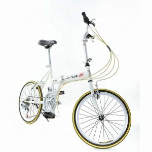 Double V Brake 20" Hi-Ten Steel Frame Folding Bicycle Chinese with Shimano 7