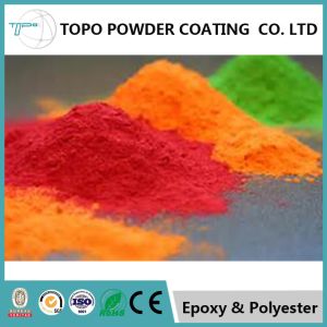 Copper Effect Decorative Powder Coating RAL 1007 Color Metallic Texture