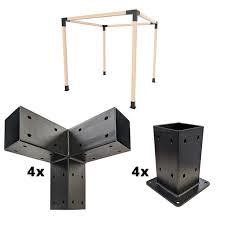 Customer's Request Our Steel Pergola Brackets Kit is Made in with Various