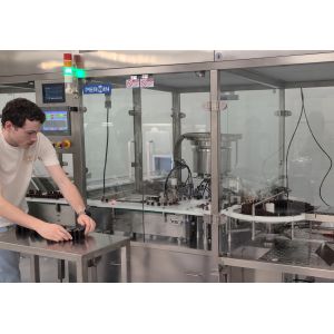 Cheap Tray Collection Feature Vial Filling System with Partial Bunging Function 60~80bpm for sale