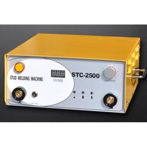 Stainless Steel Annular Grooved Stud Welding Pins , Copper Plated Mild Steel M5 - M12 Stud Welder Pins With Threaded